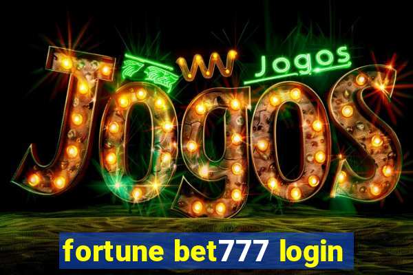 fortune bet777 login